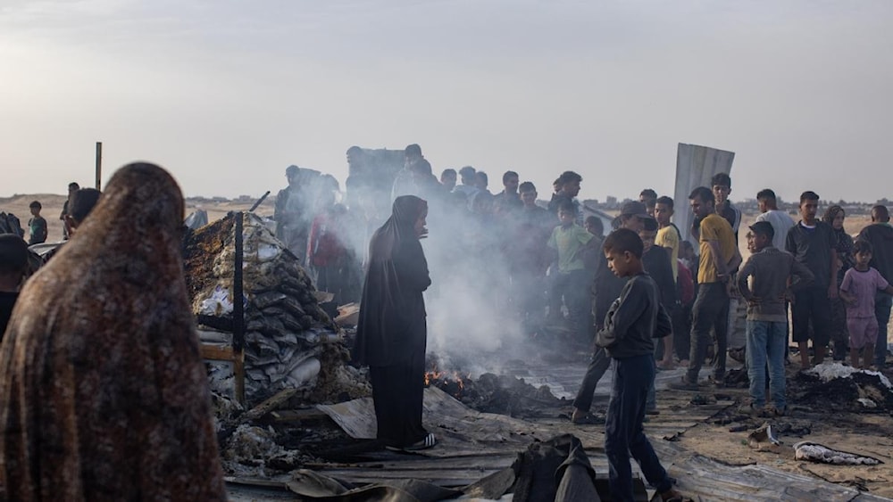 La masacre israelí del 26 de mayo a la ciudad de Rafah dejó 50 personas muertas y más de 250 heridas, la mayoría mujeres y niños. 