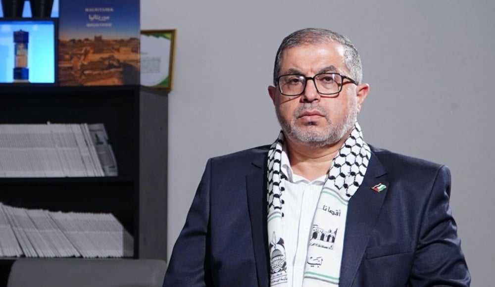 Líder de Hamas, Basem Naim. 