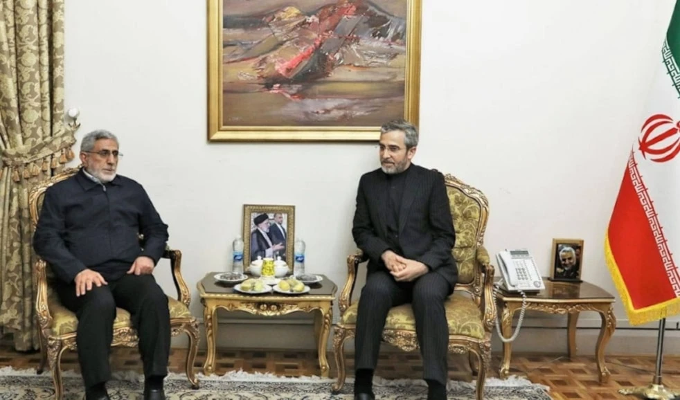 Ministro iraní de Asuntos Exteriores en funciones recibe a Comandante de la Fuerza Quds