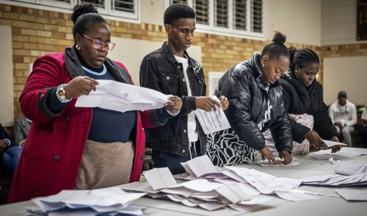 Mesas electorales culminan el conteo de votos.