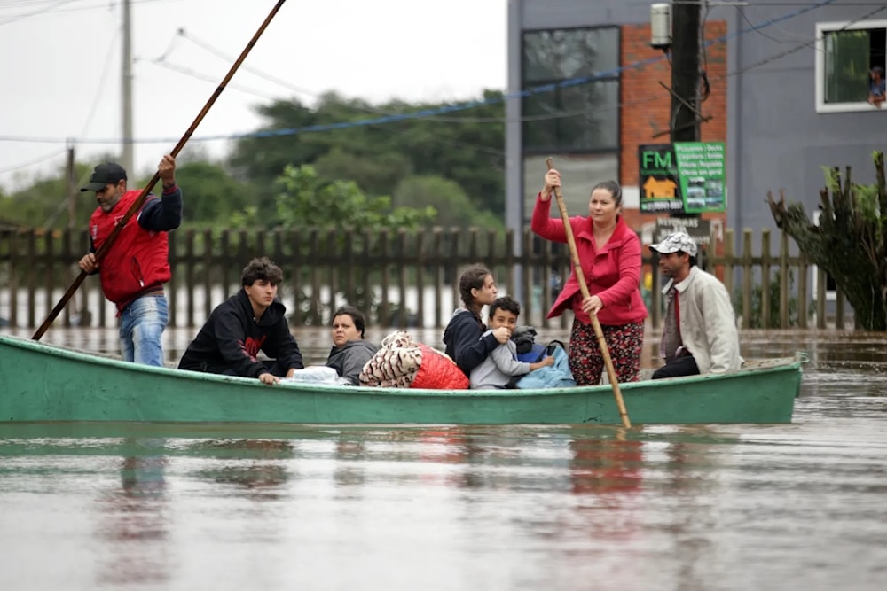 Inundación en el sur de Brasil deja 40 muertos y más desaparecidos. Foto: EFE. 