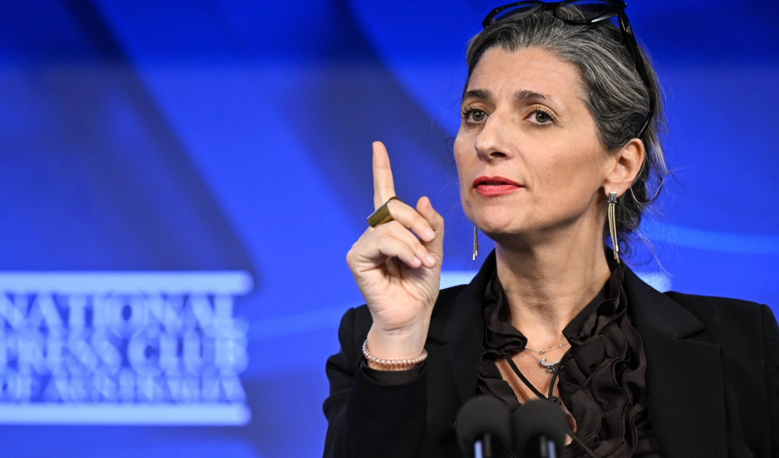 La relatora especial de la ONU sobre los derechos humanos en los territorios palestinos, Francesca Albanese. La relatora especial de la ONU sobre los derechos humanos en los territorios palestinos, Francesca Albanese.