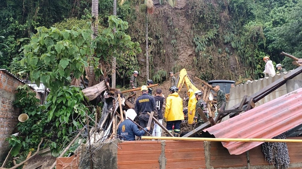 Avalancha en Colombia deja heridos y destrucción. Foto: Mindenfensa. 