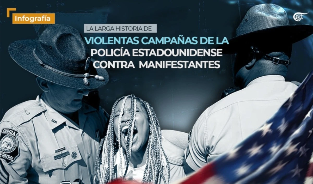 La larga historia violentas campañas de la policía estadounidense contra manifestantes