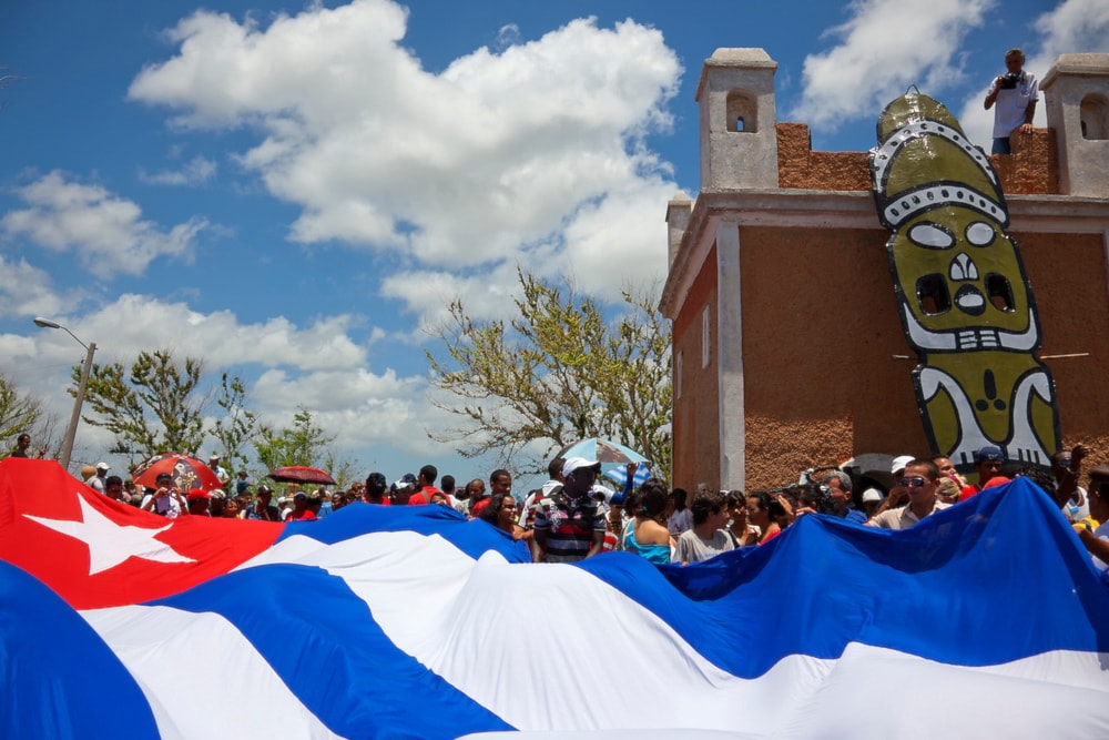 Die Stadt Kuba feiert die Maiwallfahrt