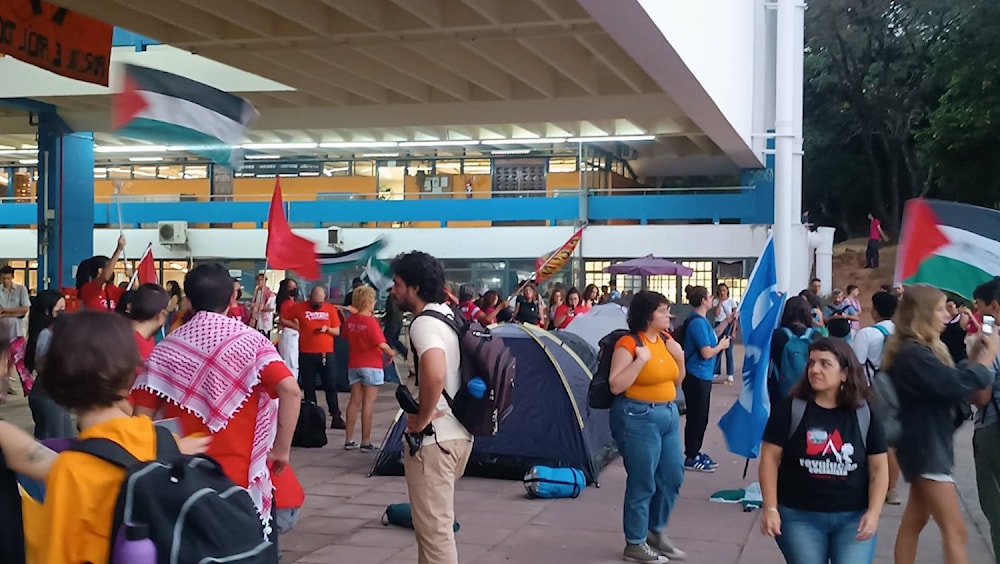 Estudiantes de la Universidad de Sao Pualo.