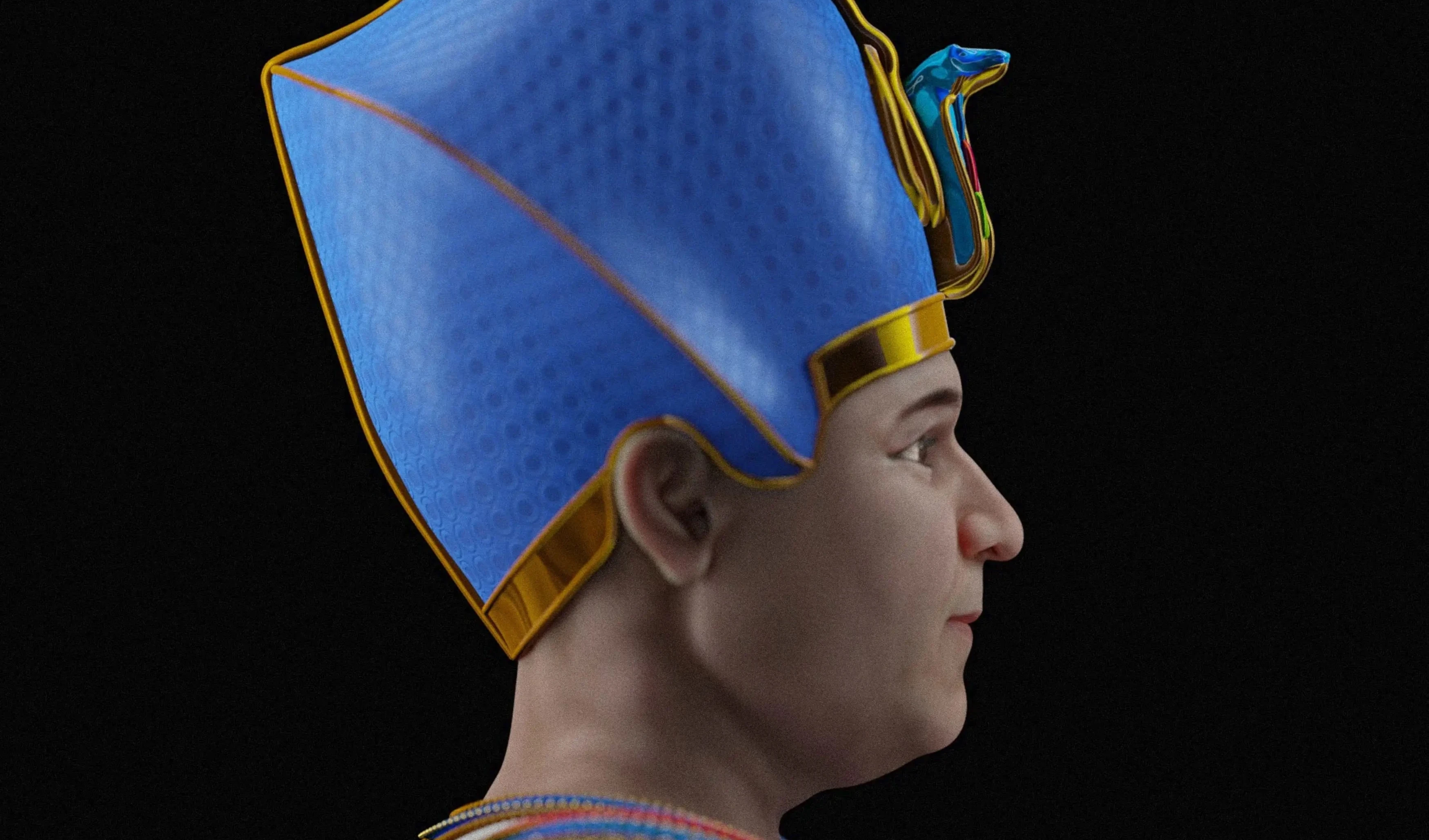 Reconstruyen rostro de influyente faraón de Egipto