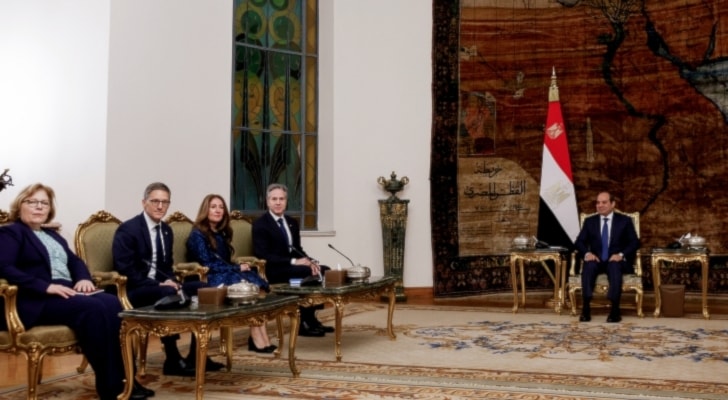 Blinken visita Egipto para discutir sobre un alto el fuego en la Franja de Gaza