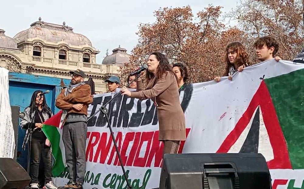 Manifestaciones en Chile reclaman fin de genocidio contra Palestina