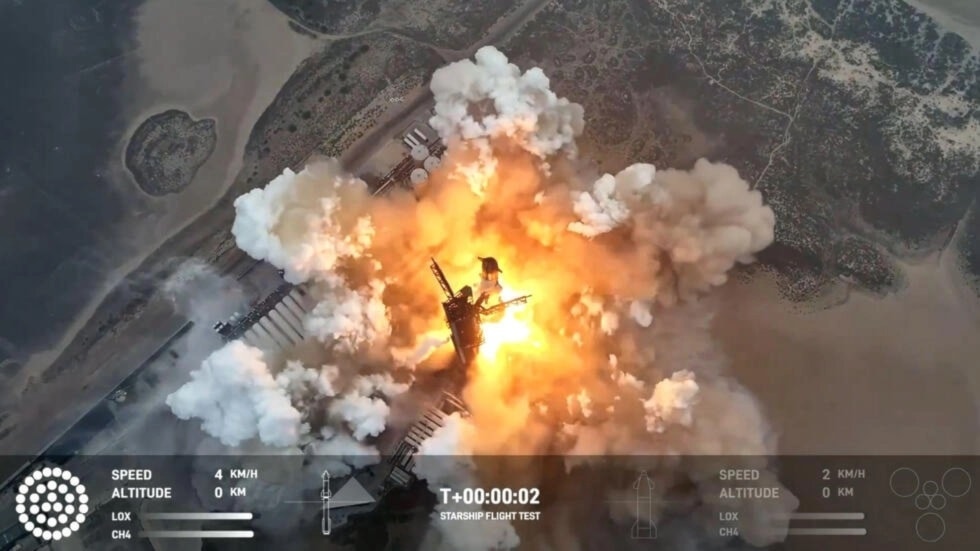 Cohete de Space X logra prueba tras cuatro intentos fallidos. Foto: AFP. 