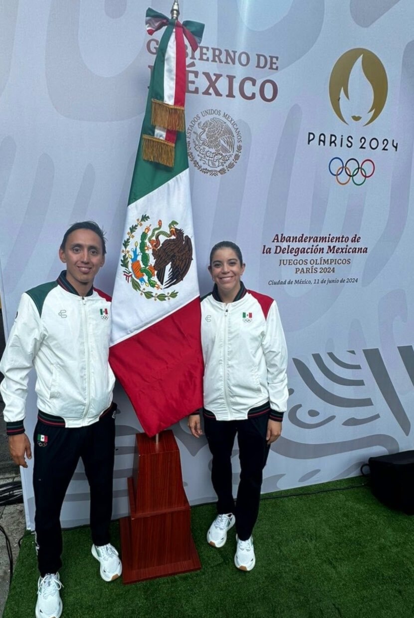 Presidente de México abandera delegación olímpica a París 2024.