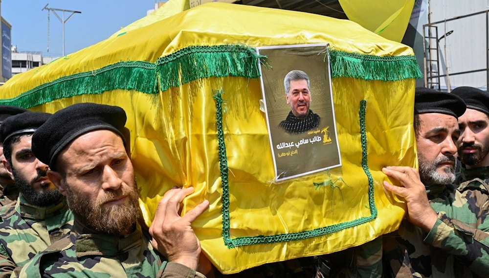 El comandante Talib Sami Abdullah “Abu Taleb” murió durante un ataque lanzado por la ocupación israelí contra el pueblo de Jouaya.