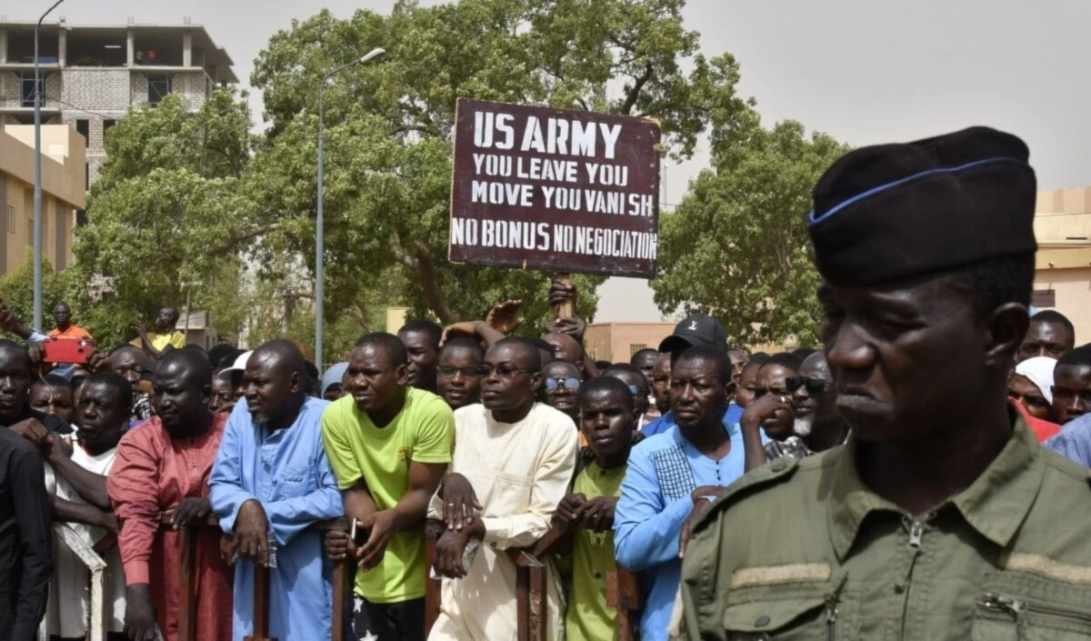 Ciudadanos de Níger exigen que EE.UU. salga de su país.