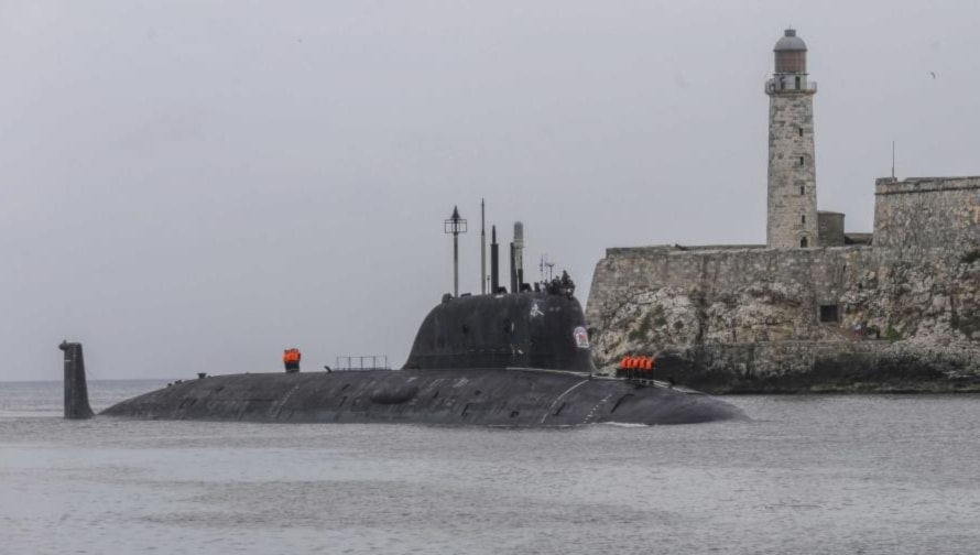 Un submarino nuclear y tres buques de guerra rusos visitan La Habana