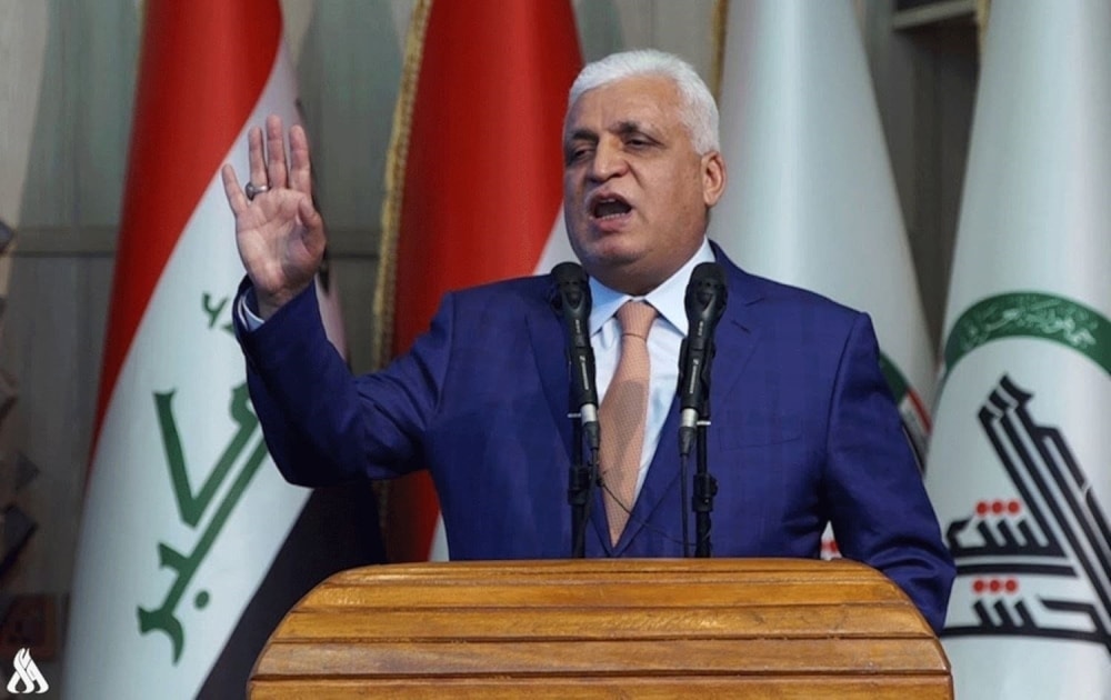 El jefe de las Fuerzas de Movilización Popular de Irak, Faleh al-Fayyad.