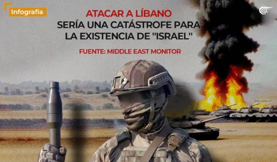 Atacar a Líbano sería una catástrofe para la existencia de "Israel"