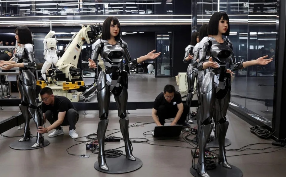 China explora las emociones en robots hiperrealistas. Foto: Reuters. 