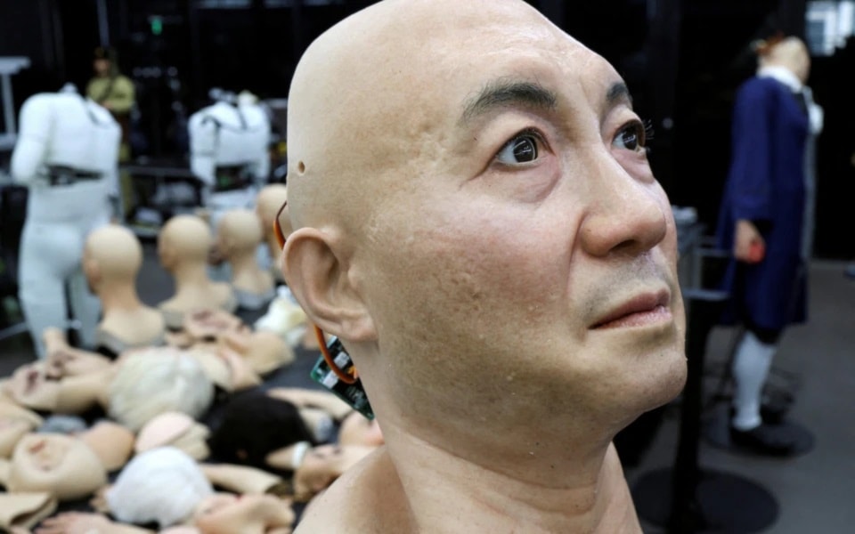 China explora las emociones en robots hiperrealistas. Foto: Reuters. 