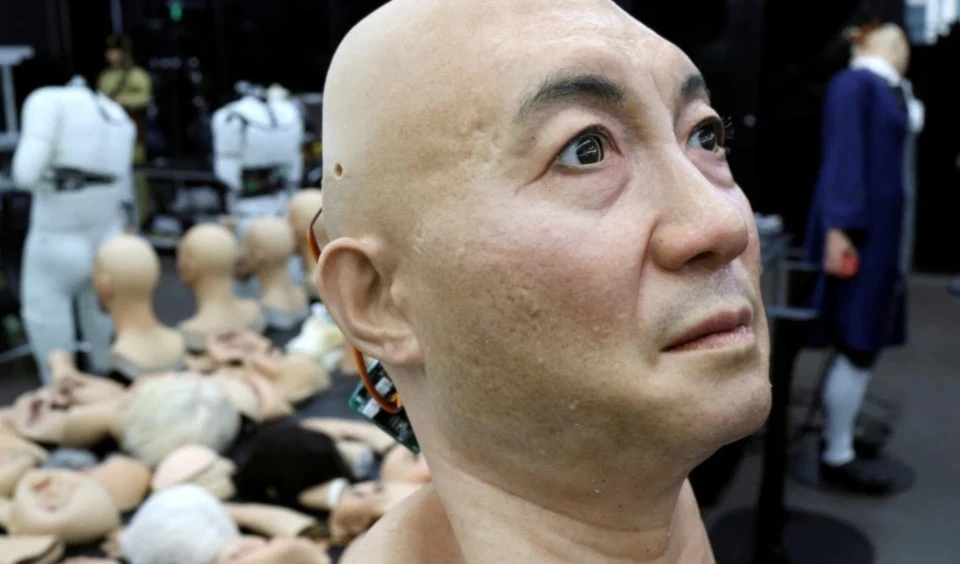 China explora las emociones en robots hiperrealistas. Foto: Reuters.