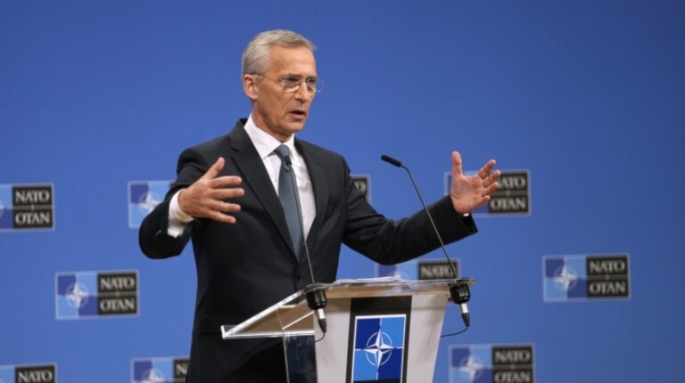 El secretario general de la OTAN, Jens Stoltenberg. 