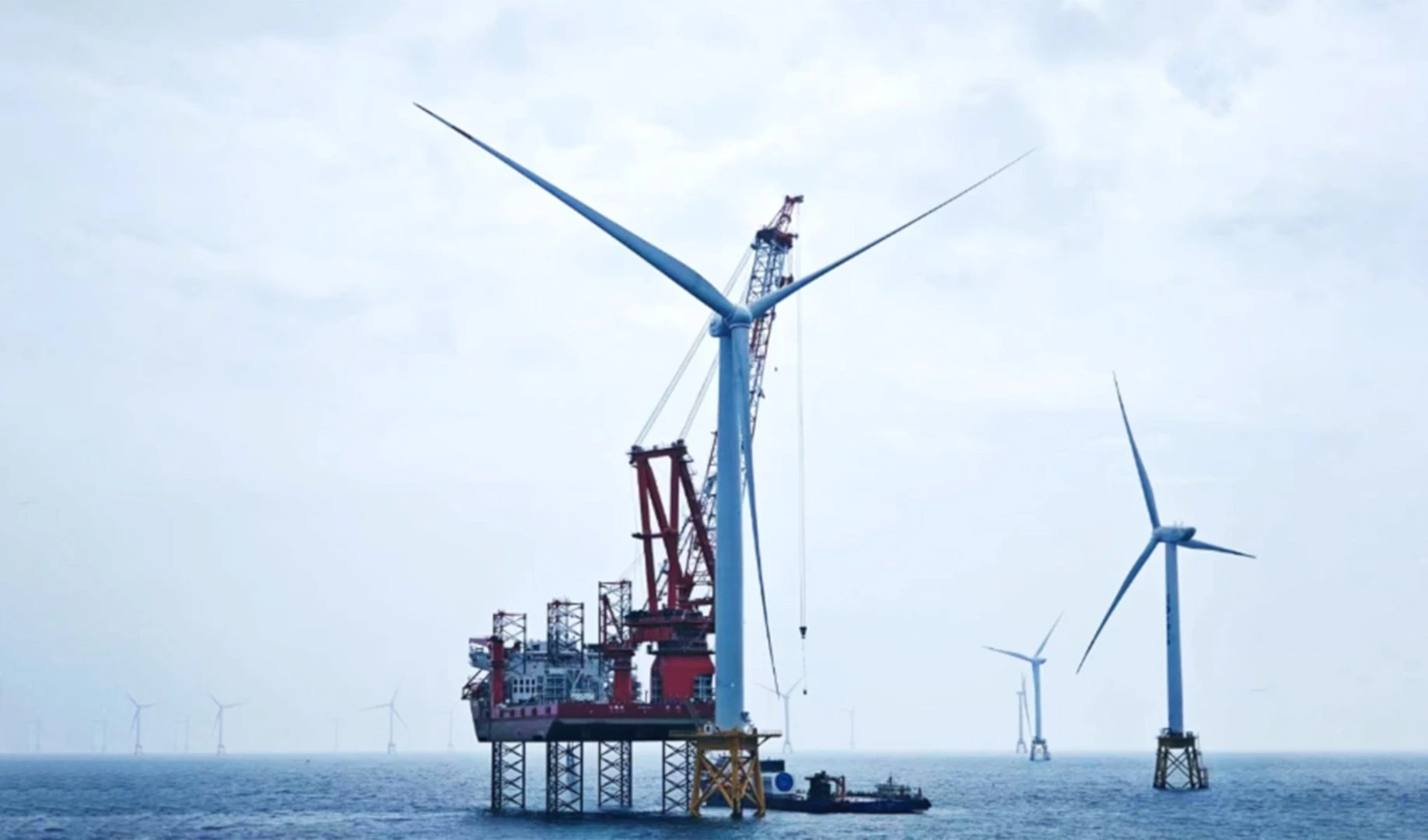 China instala la turbina eólica marina más potente del mundo