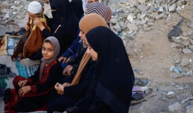 ¿Cómo celebrar el Eid al-Adha bajo los escombros? Foto: Reuters.