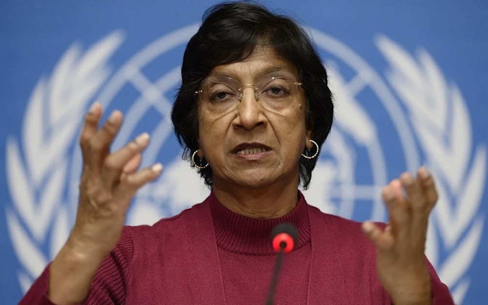 La presidenta del comité de investigación de la ONU en los territorios palestinos ocupados, Navi Pillay.