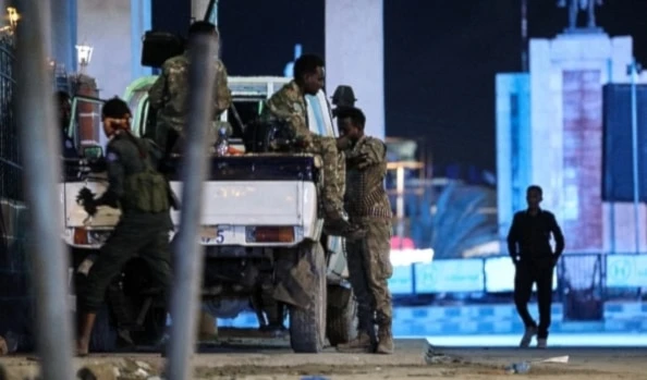 Fuerzas de seguridad en el estado de Puntland, al norte de Somalia. Fuerzas de seguridad en el estado de Puntland, al norte de Somalia.