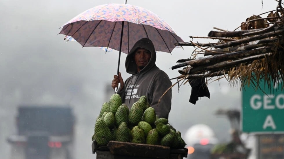 Lluvias e inundaciones causan muerte en Centroamérica. Foto: AFP. 