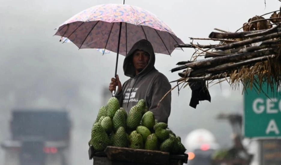 Lluvias e inundaciones causan muerte en Centroamérica. Foto: AFP. Lluvias e inundaciones causan muerte en Centroamérica. Foto: AFP.