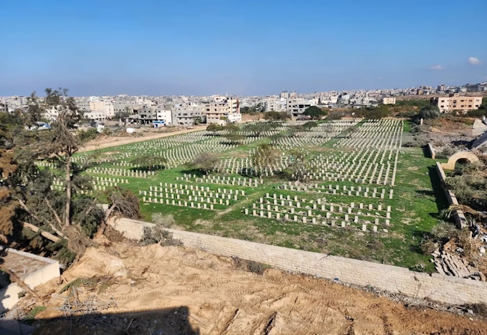 Cementerios británicos en el barrio de Al-Tuffah, en el norte de Gaza (Middle East Eye)