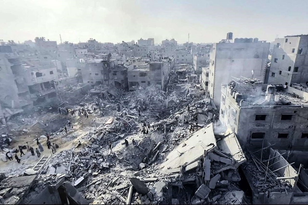 Las estimaciones de la ONU y de la prensa internacional indican que más de la mitad de los edificios en Gaza están destruidos.