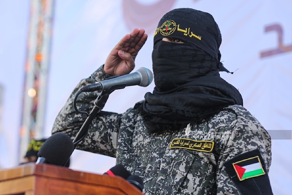 Portavoz militar de las Brigadas Al-Quds, Abu Hamza (Archivo)