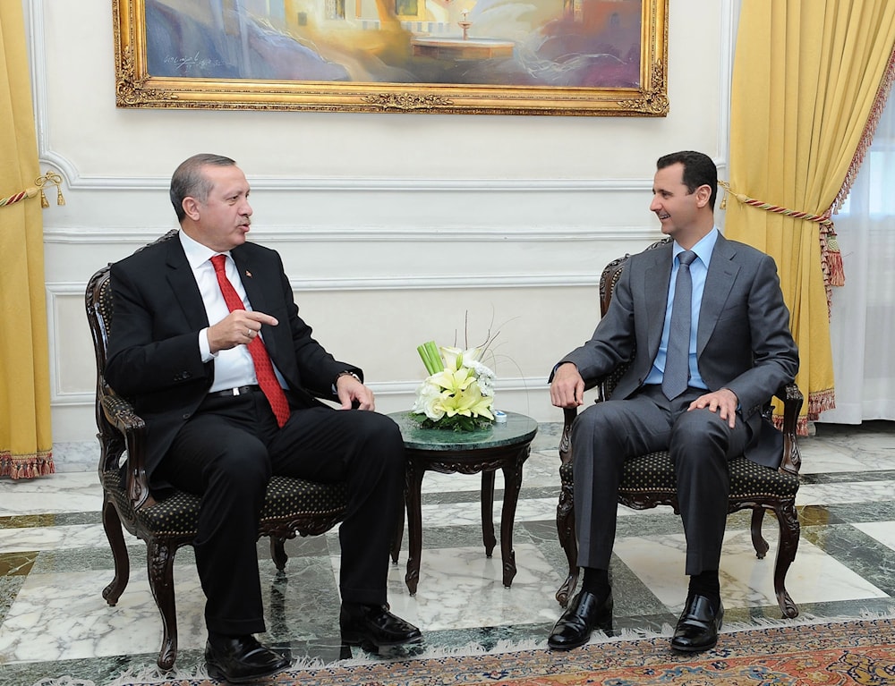 Encuentro entre Erdogan y Al-Assad en la ciudad siria de Alepo en 2011.