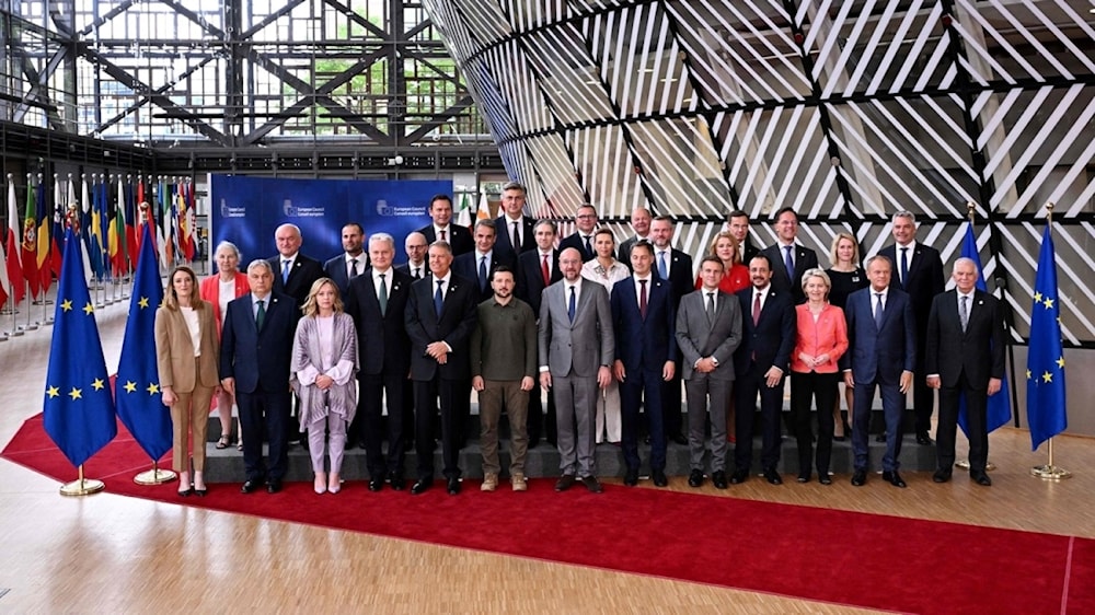 Foto de las autoridades participantes en la cumbre de la Unión Europea.