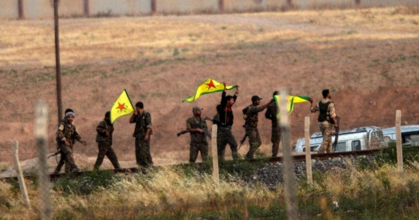 Miembros de las Fuerzas Peshmerga Rojava.