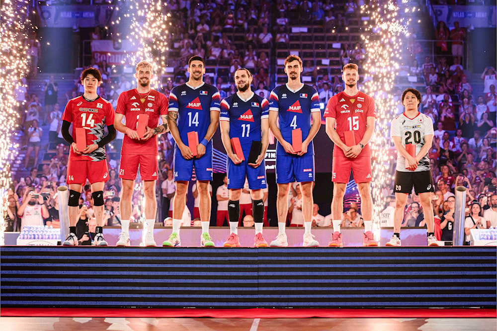 Todos Estrellas Liga de Naciones de voleibol 2024. Foto FIVB.