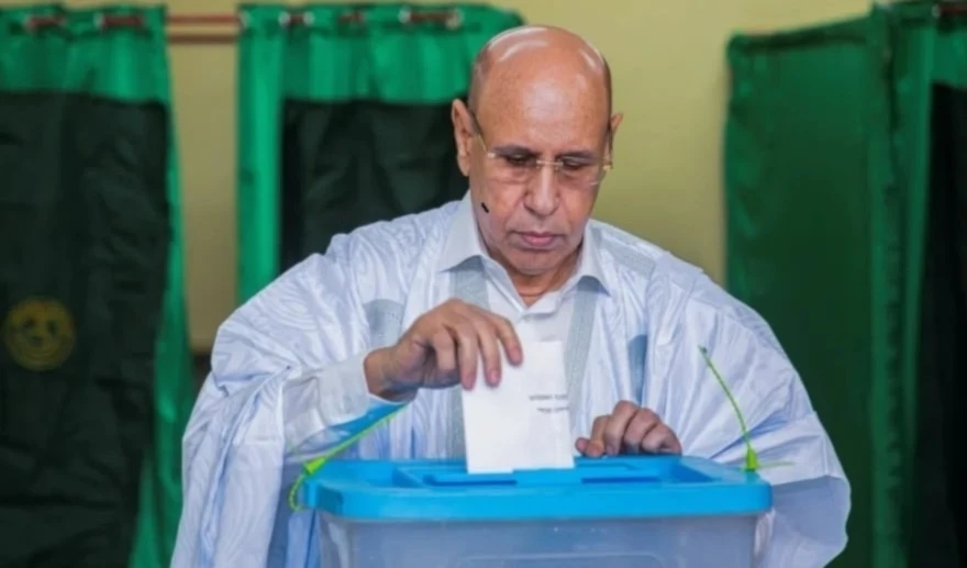El presidente de Mauritania, Mohamed Ghazouani.