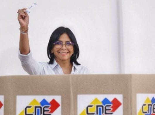 Vicepresidenta elogia sistema electoral en Venezuela