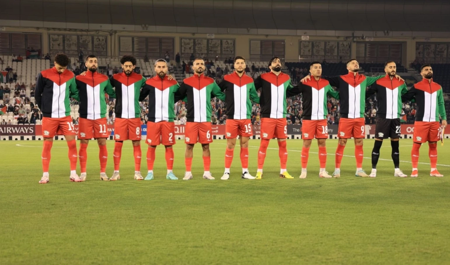 Palestina clasifica a Copa Asiática de fútbol Arabia Saudita 2027.