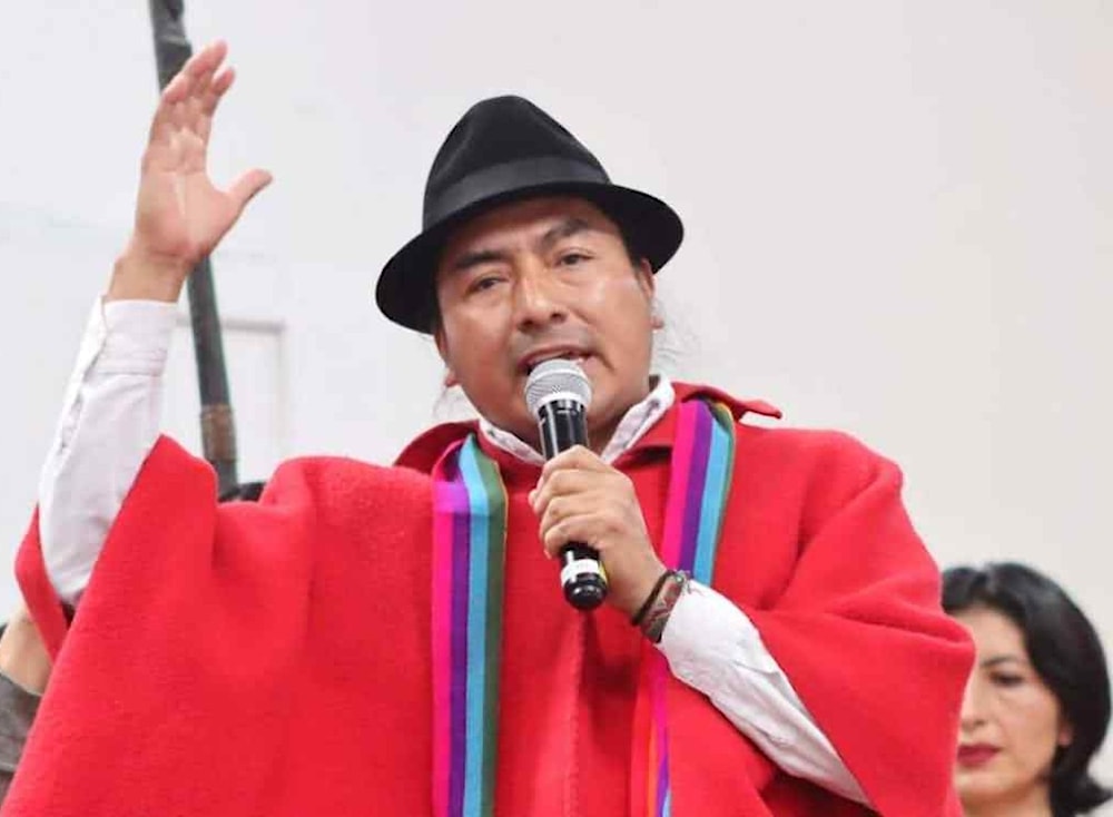 Líder indígena ratificado como precandidato presidencial en Ecuador