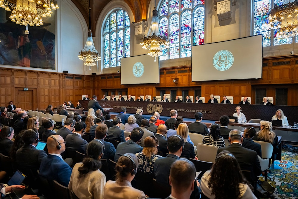 Sesión de la Corte Internacional de Justicia.