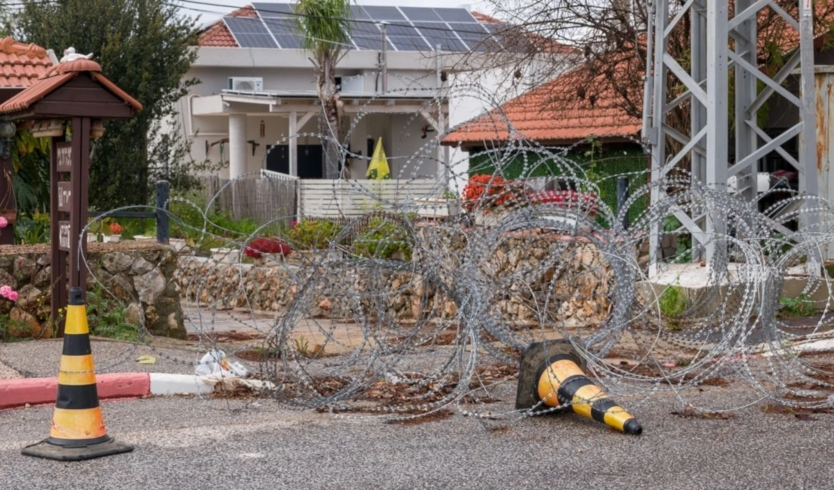 Asentamientos al norte abandonados por los colonos ante el asedio constante de la Resistencia libanesa.