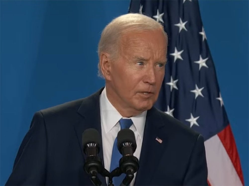 Joe Biden cierra Cumbre de la OTAN con test sobre su candidatura