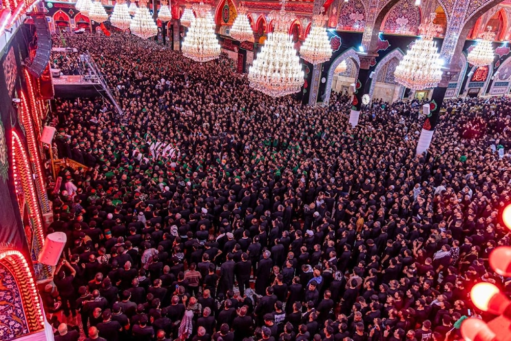 Celebración de Ashuraa en la ciudad iraquí de Karbala.