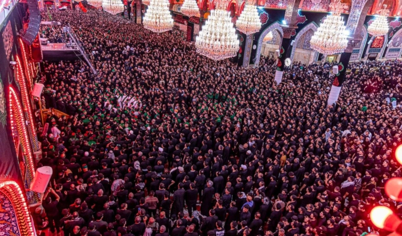 Celebración de Ashuraa en la ciudad iraquí de Karbala.