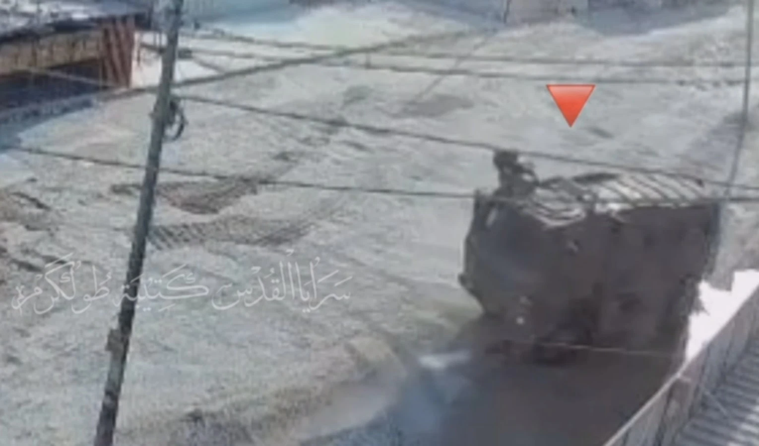 La Resistencia palestina que atacó un vehículo blindado israelí y abatió a su tripulación.