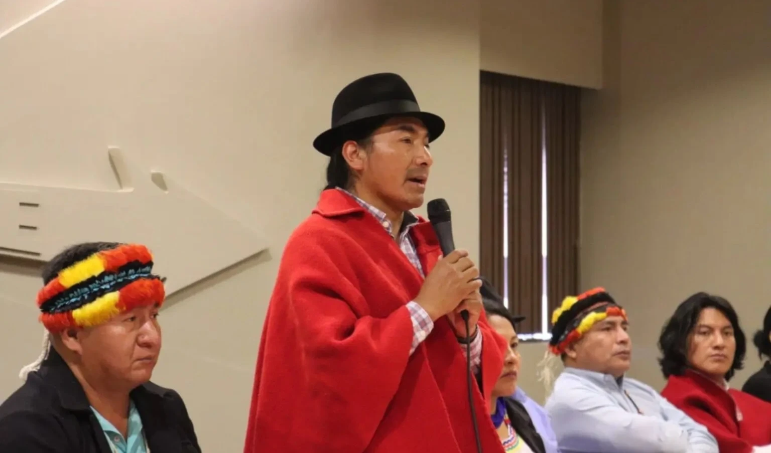 Leonidas Iza optará para candidato presidencial de Ecuador