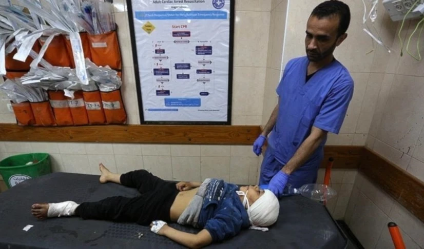 La semana pasada, un niño palestino resultó herido por balas israelíes al norte de Hebrón