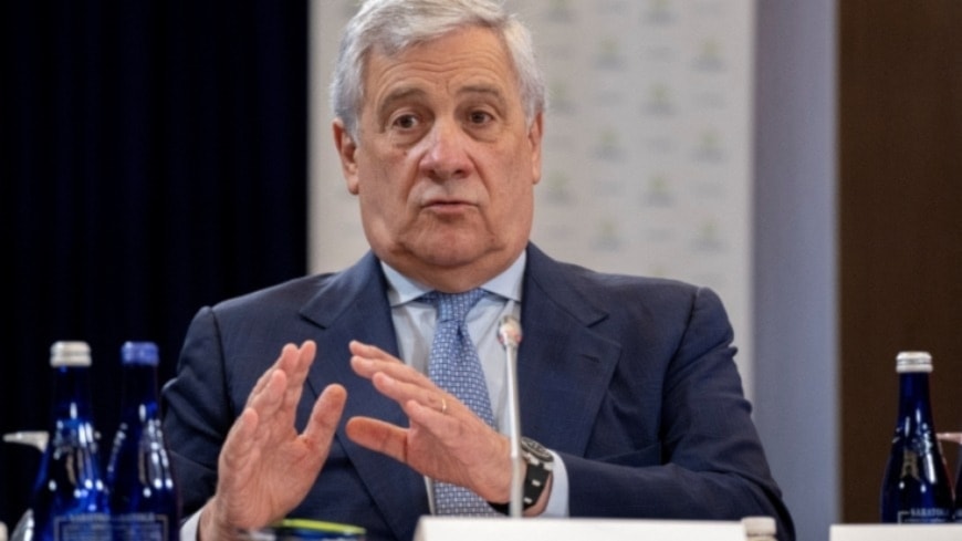 El ministro de Asuntos Exteriores de Italia, Antonio Taiani. Foto: Reuters